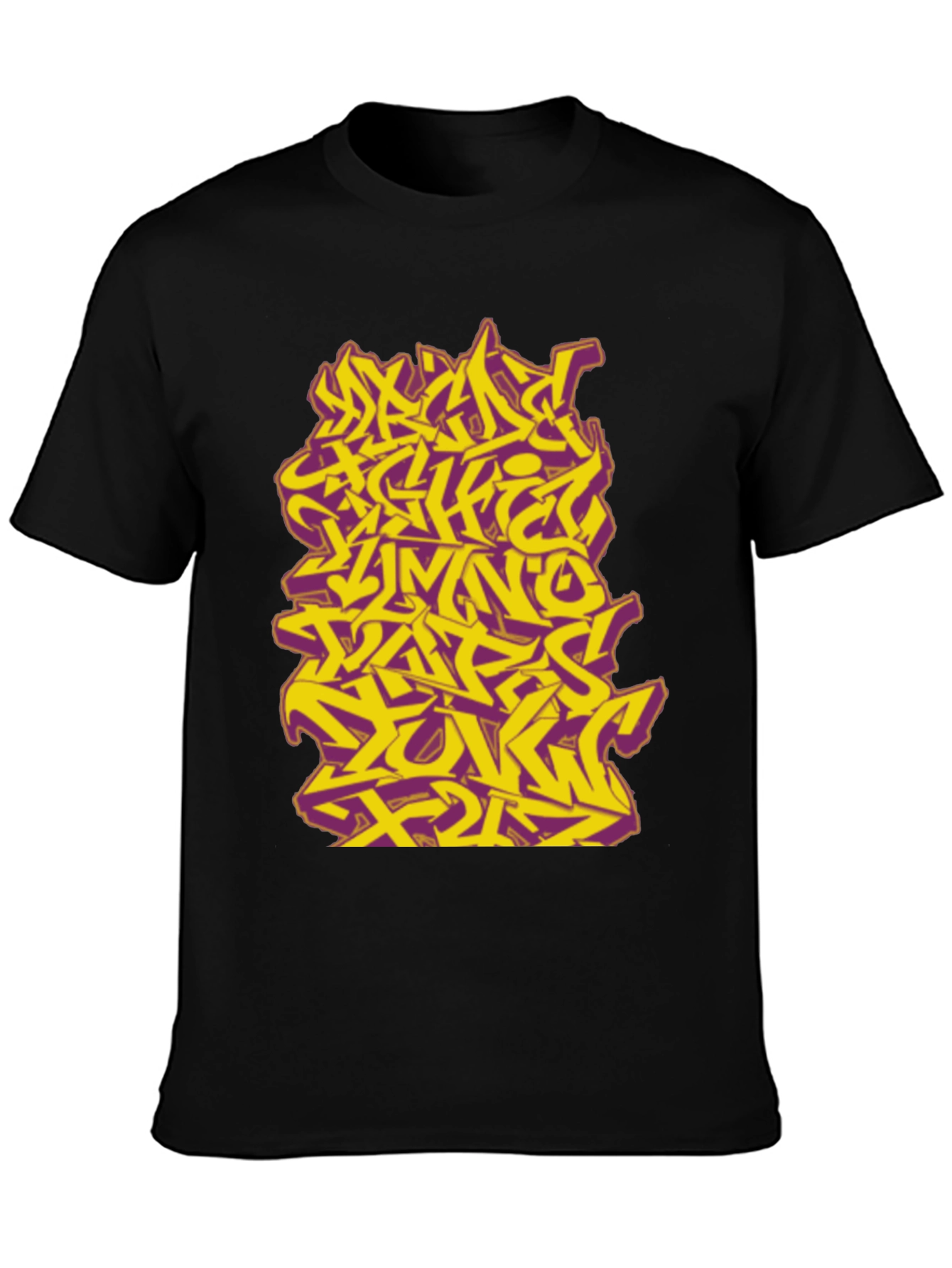 Graffiti Style Graphic Tee - Urban Edge