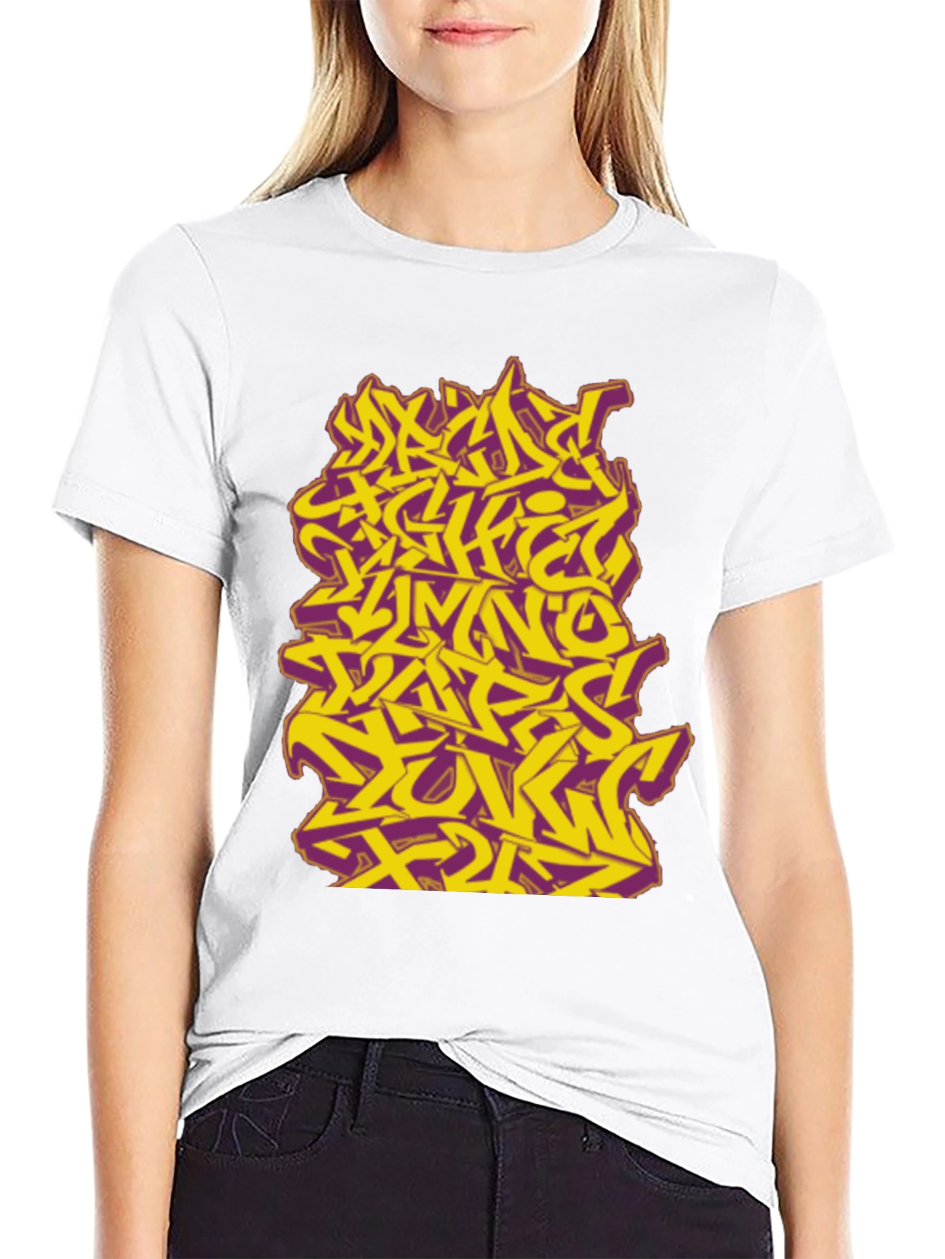 Graffiti Style Graphic Tee - Urban Edge