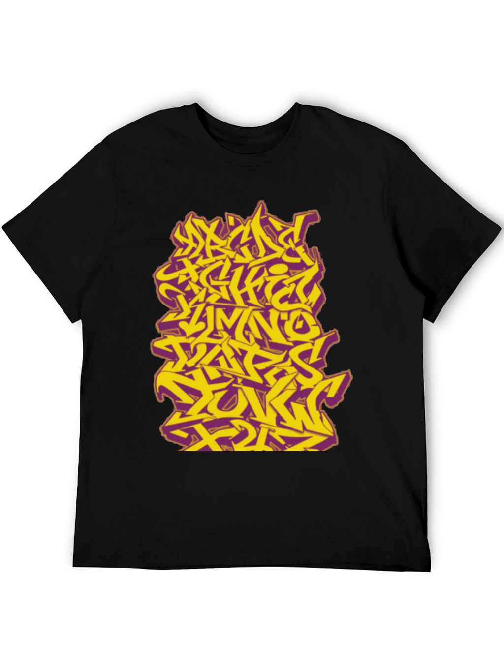 Graffiti Style Graphic Tee - Urban Edge