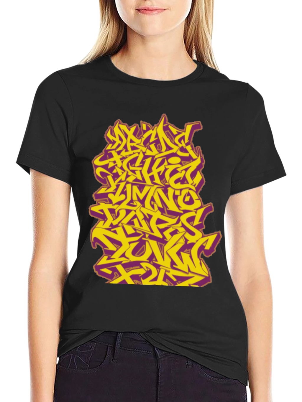 Graffiti Style Graphic Tee - Urban Edge