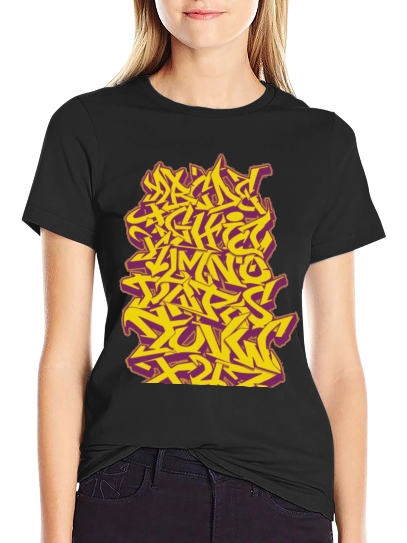 Graffiti Style Graphic Tee - Urban Edge