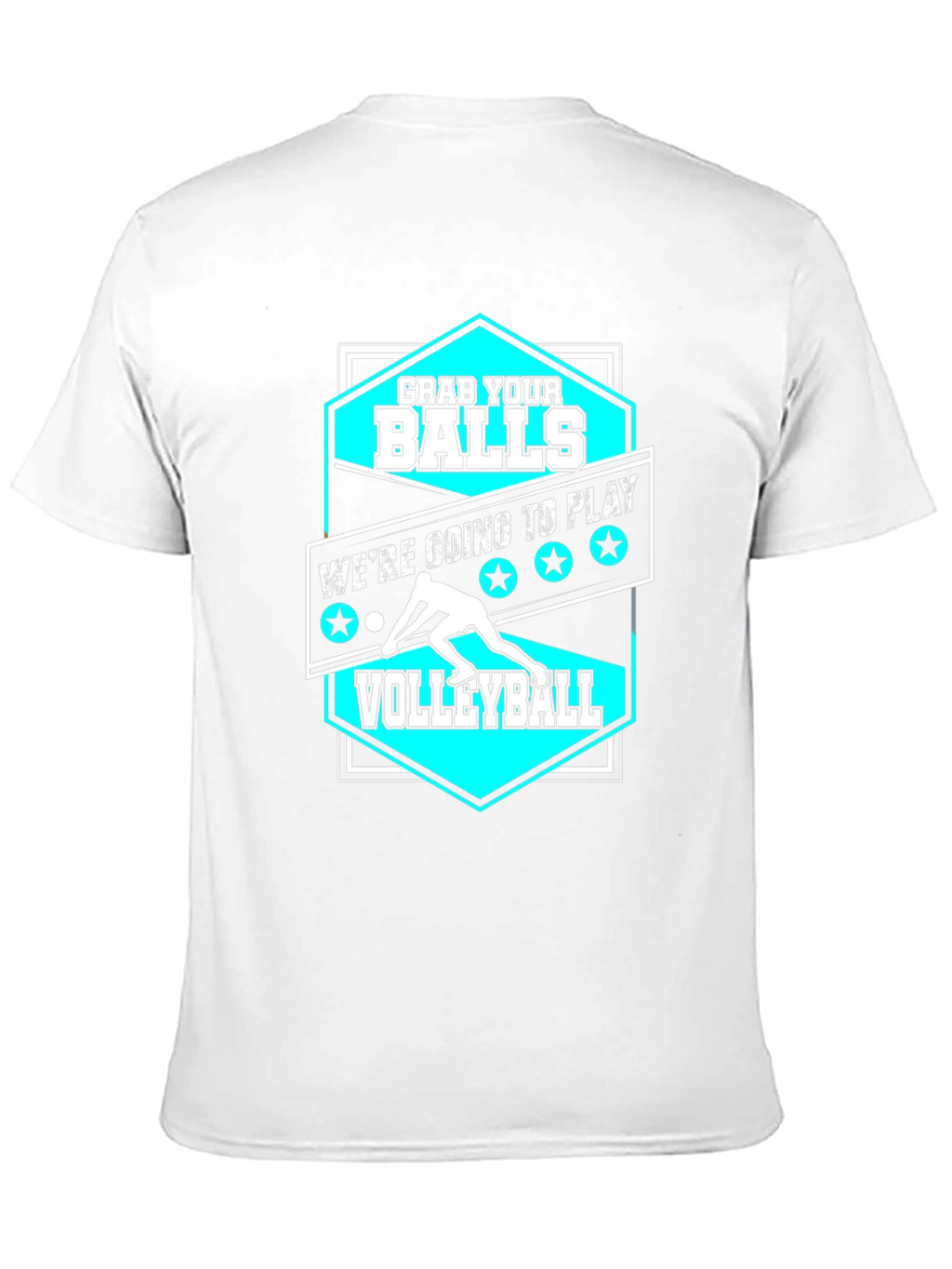 Grab Your Balls Volleyball Graphic T-Shirt