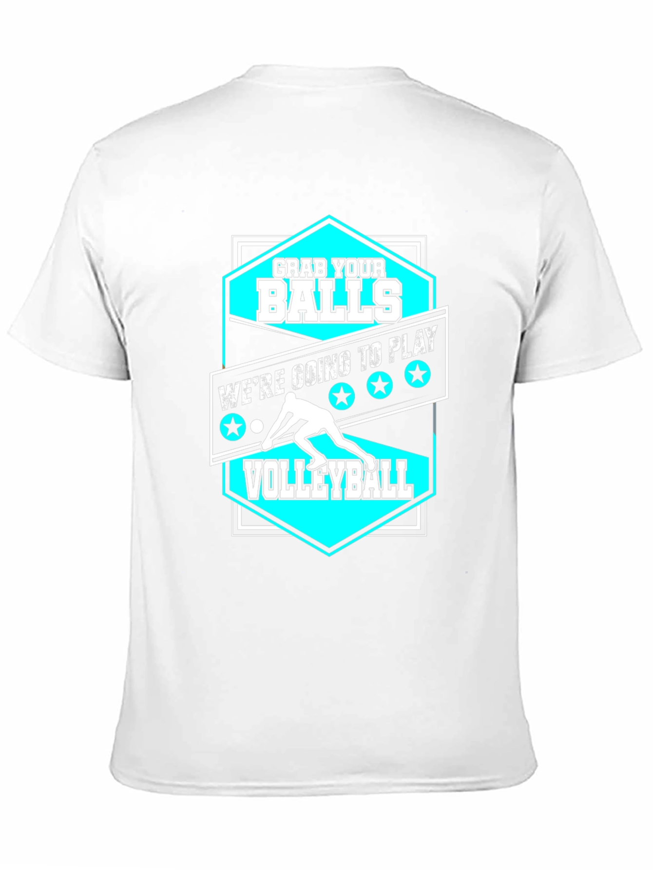 Grab Your Balls Volleyball Graphic T-Shirt