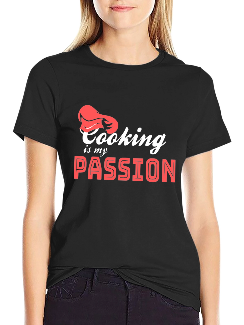 Cooking is My Passion T-Shirt Chef Hat Graphic