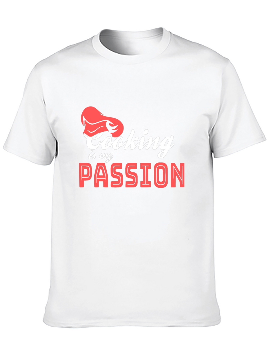 Cooking is My Passion T-Shirt Chef Hat Graphic