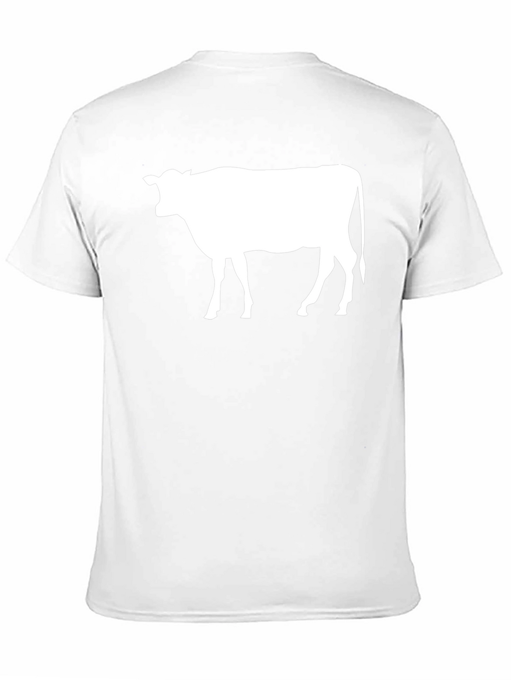 Cow Silhouette Black T-Shirt