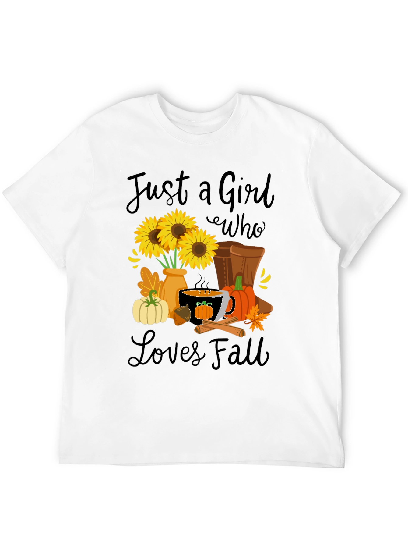 Just A Girl Who Loves Fall T-Shirt