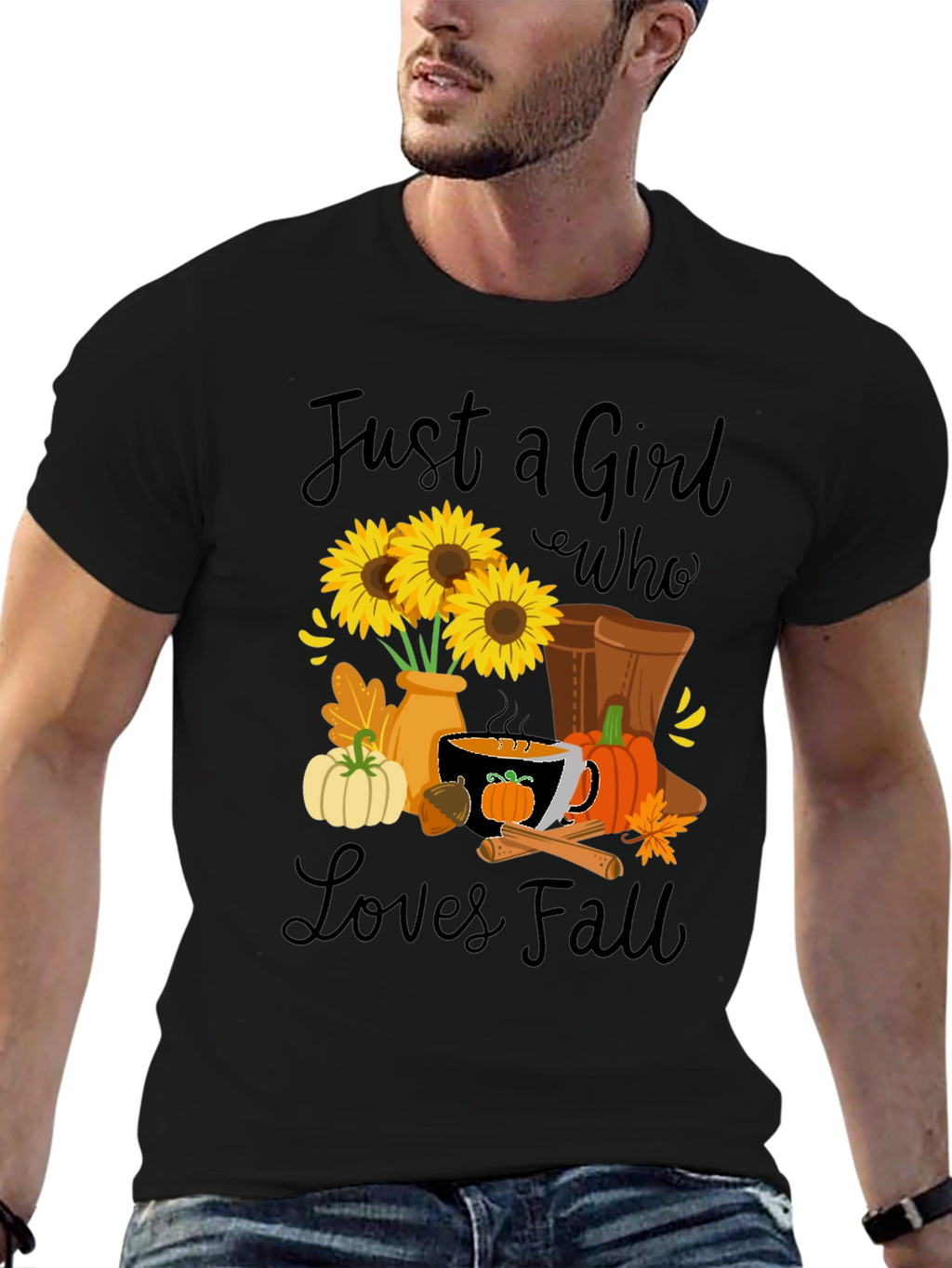 Just A Girl Who Loves Fall T-Shirt