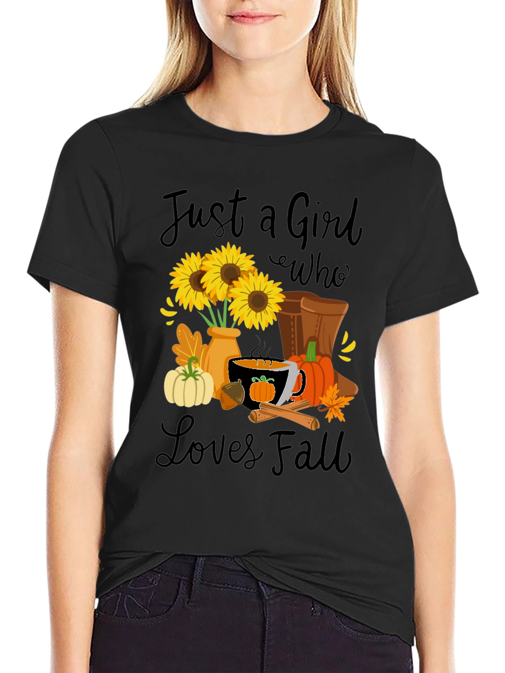 Just A Girl Who Loves Fall T-Shirt