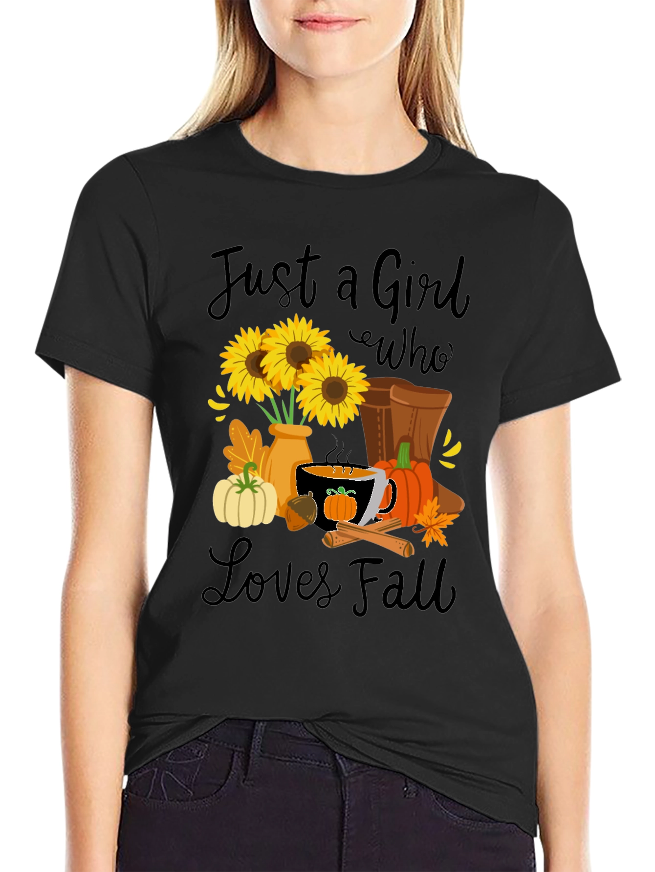 Just A Girl Who Loves Fall T-Shirt
