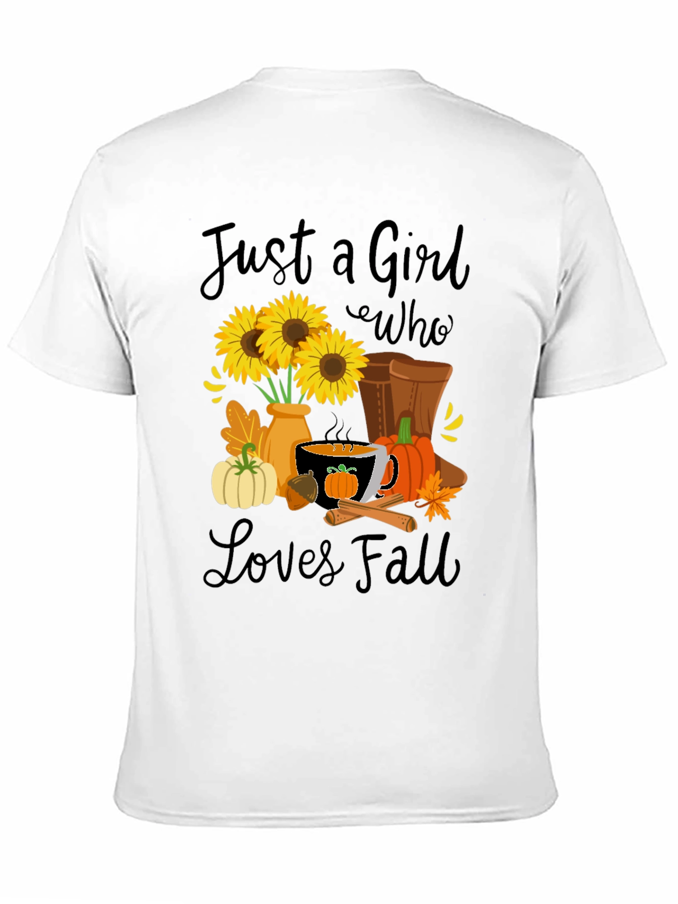 Just A Girl Who Loves Fall T-Shirt