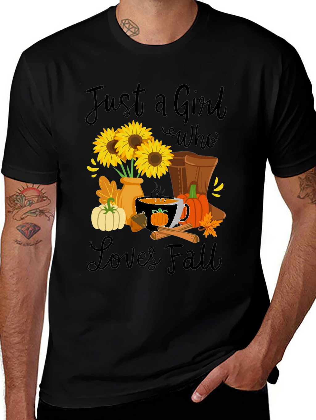 Just A Girl Who Loves Fall T-Shirt