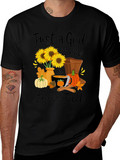 Just A Girl Who Loves Fall T-Shirt
