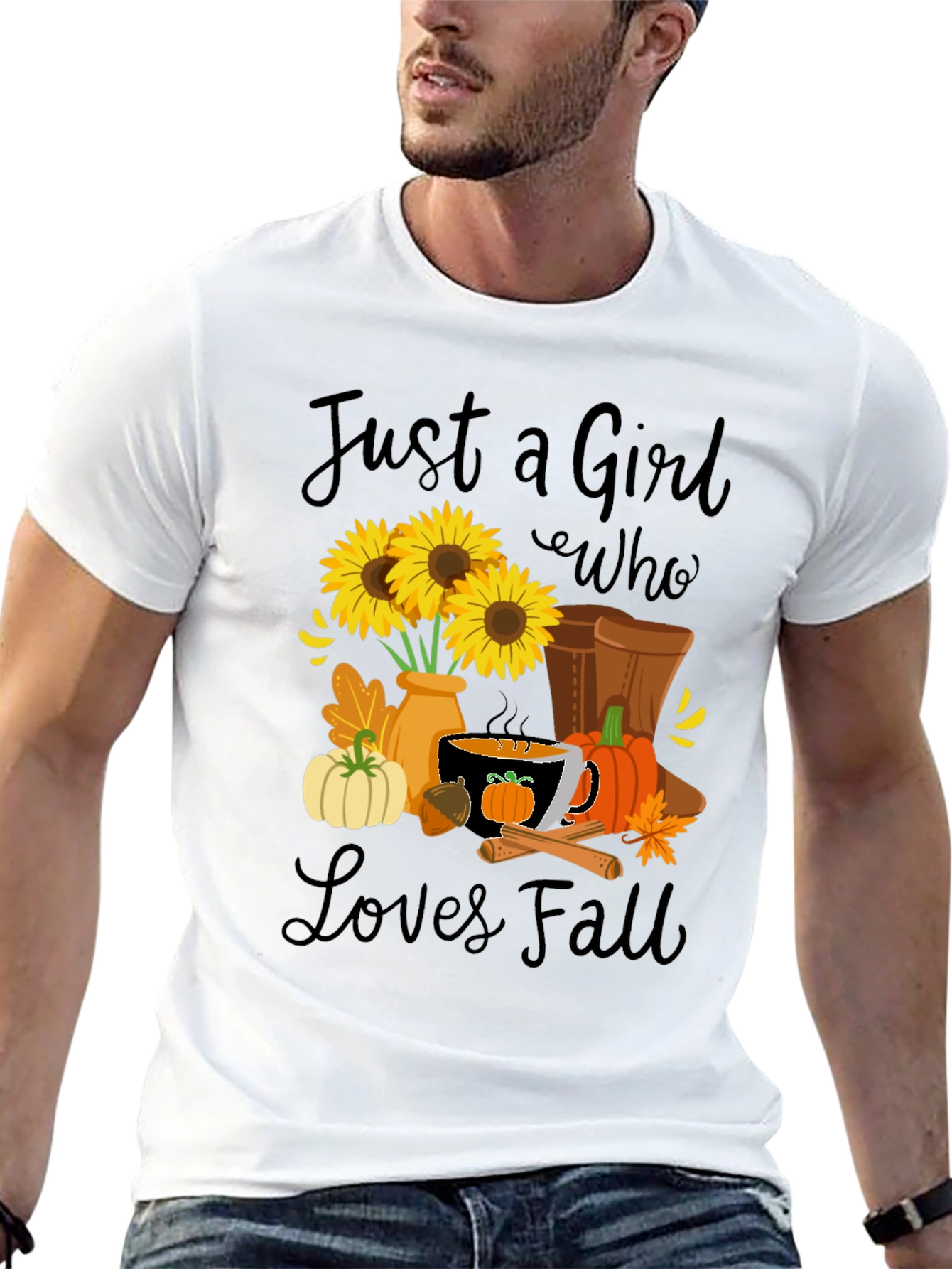 Just A Girl Who Loves Fall T-Shirt