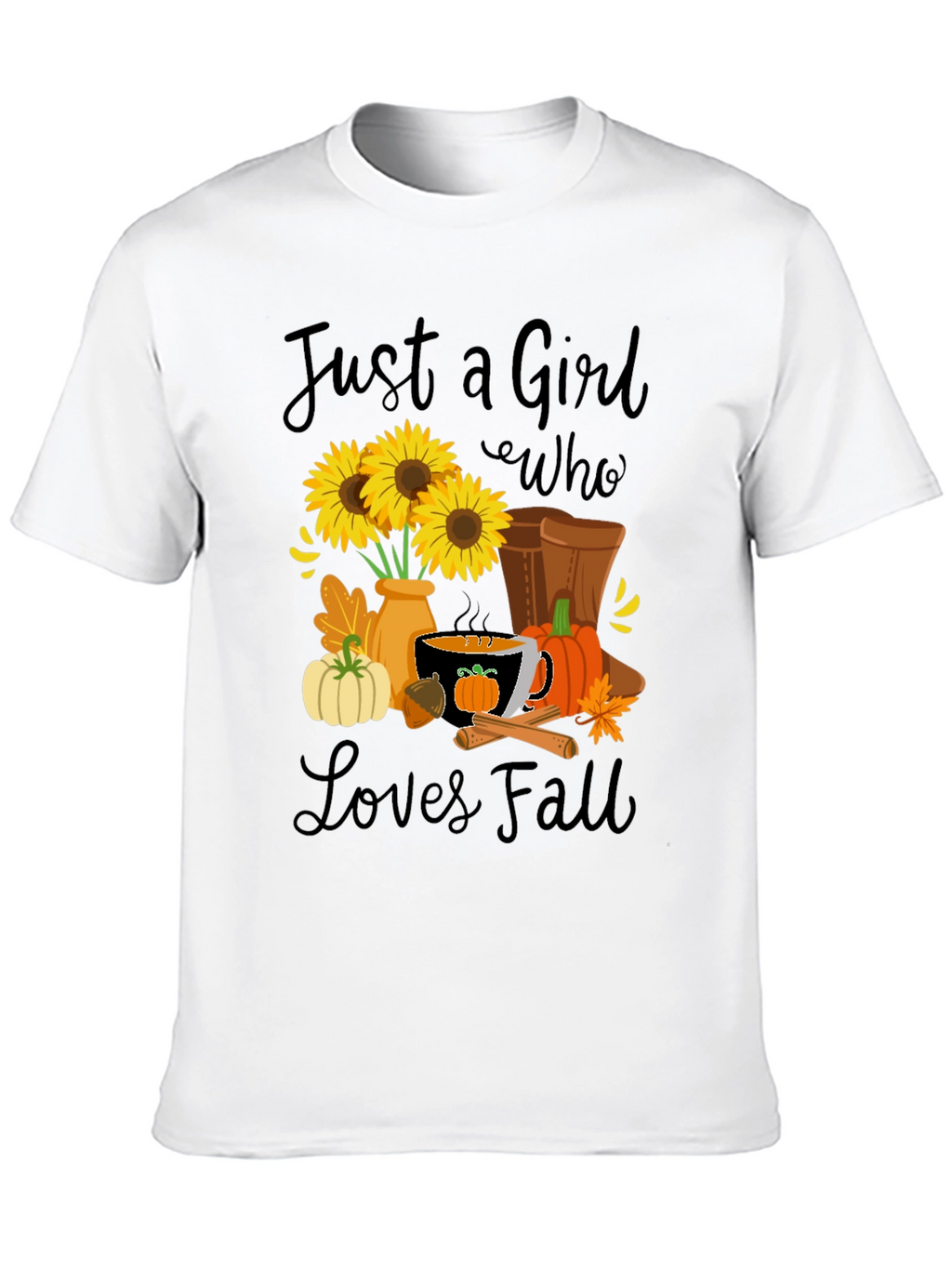 Just A Girl Who Loves Fall T-Shirt