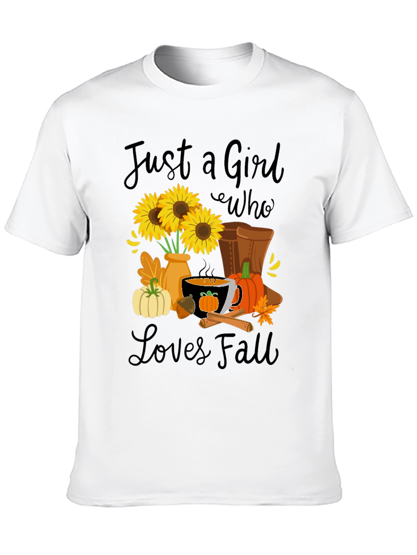Just A Girl Who Loves Fall T-Shirt