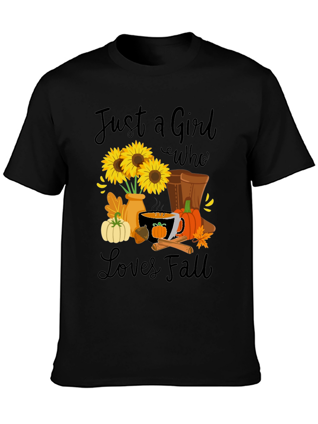 Just A Girl Who Loves Fall T-Shirt