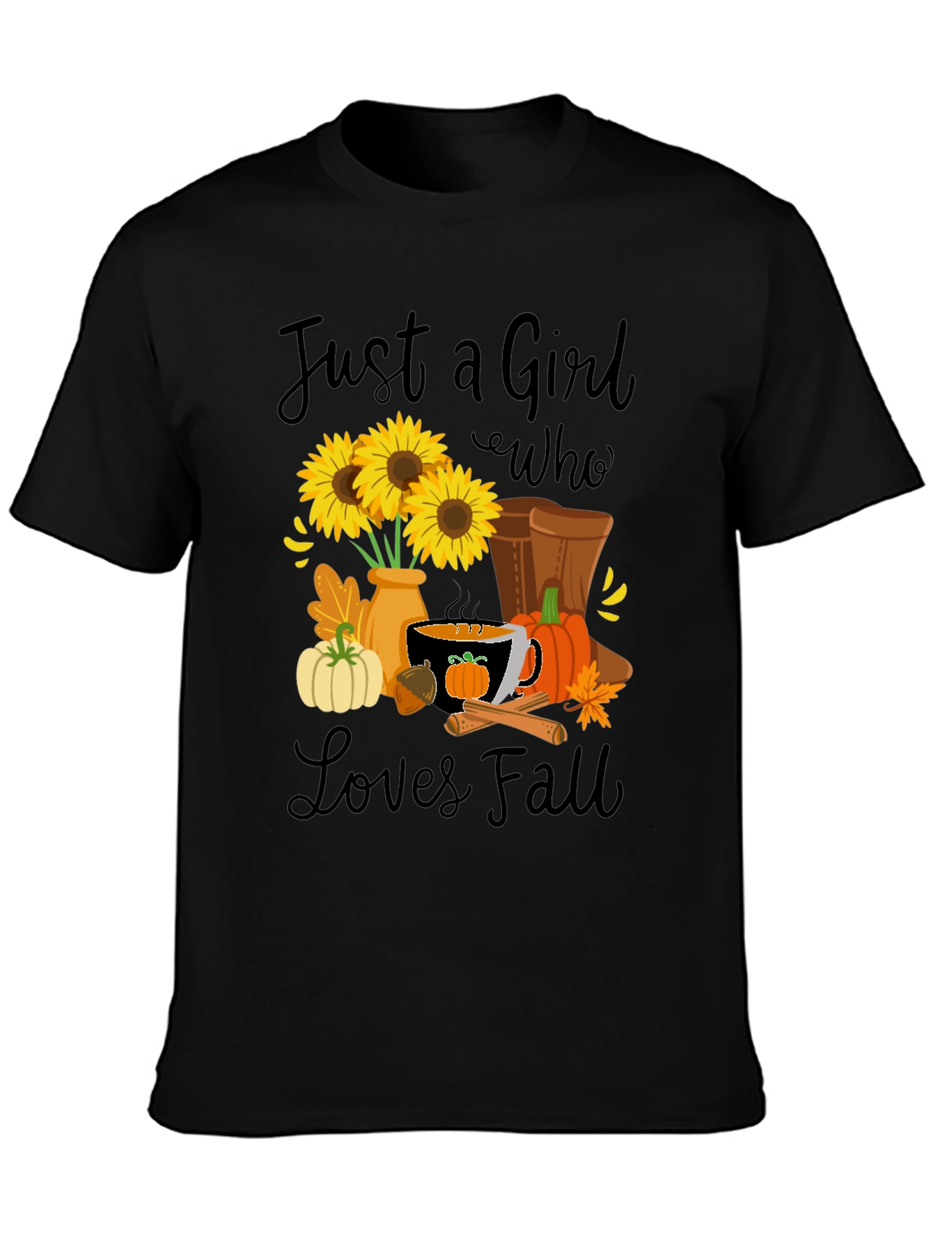 Just A Girl Who Loves Fall T-Shirt