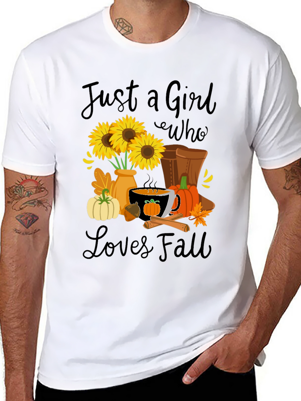 Just A Girl Who Loves Fall T-Shirt
