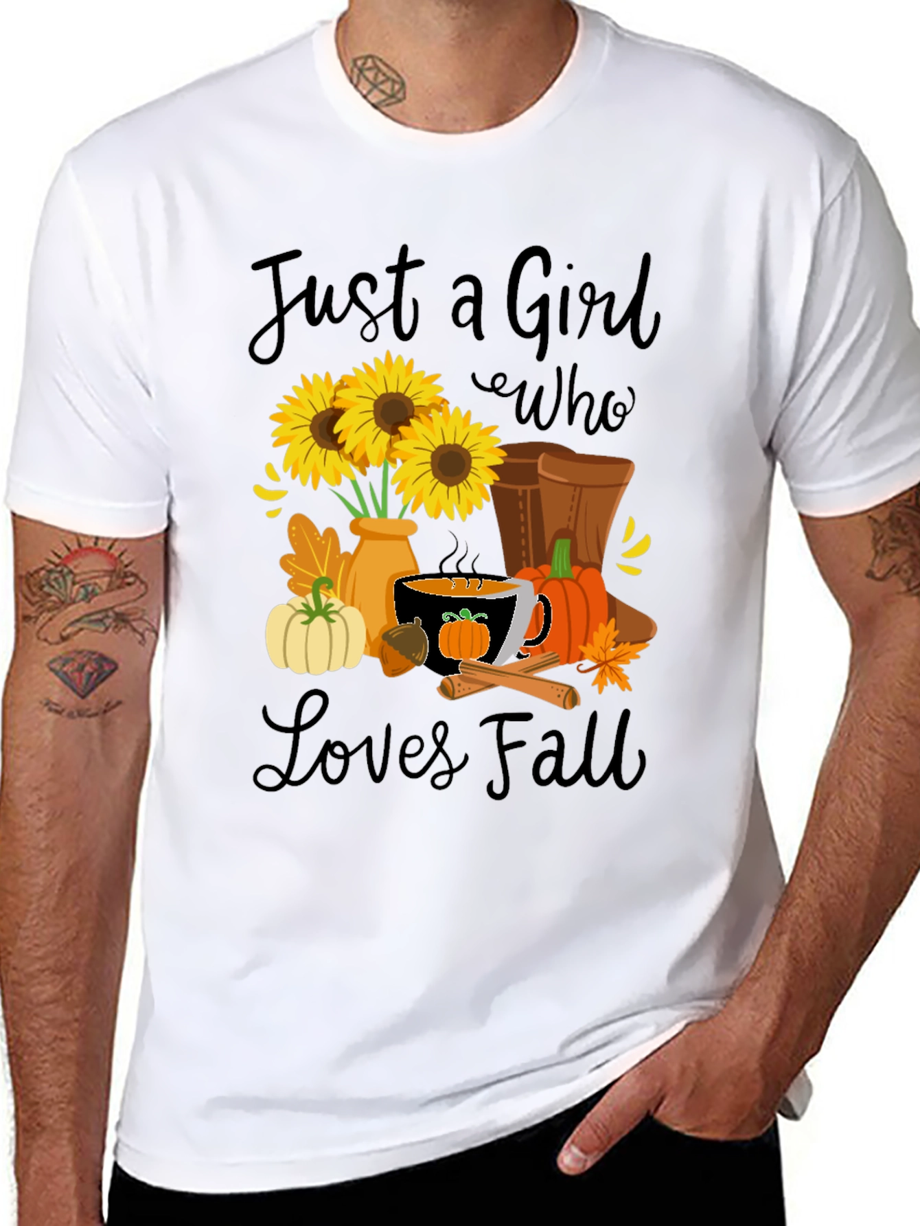 Just A Girl Who Loves Fall T-Shirt