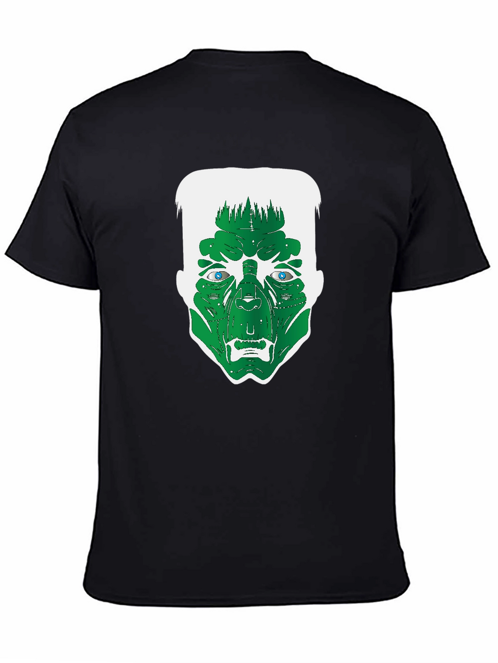 Frankenstein Graphic Tee - Black Cotton T-Shirt