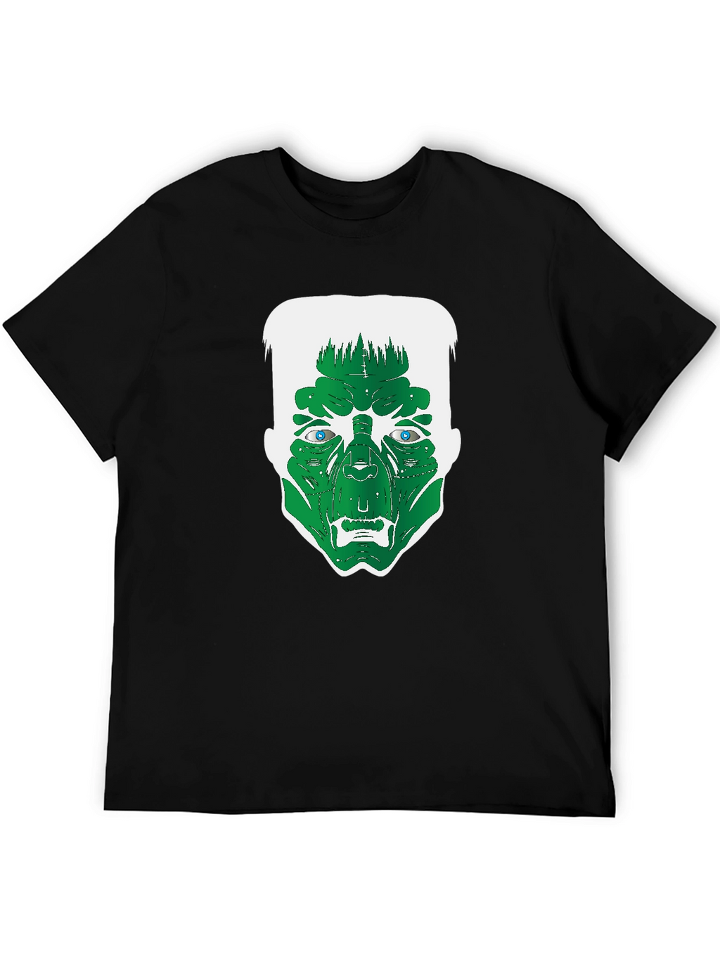 Frankenstein Graphic Tee - Black Cotton T-Shirt