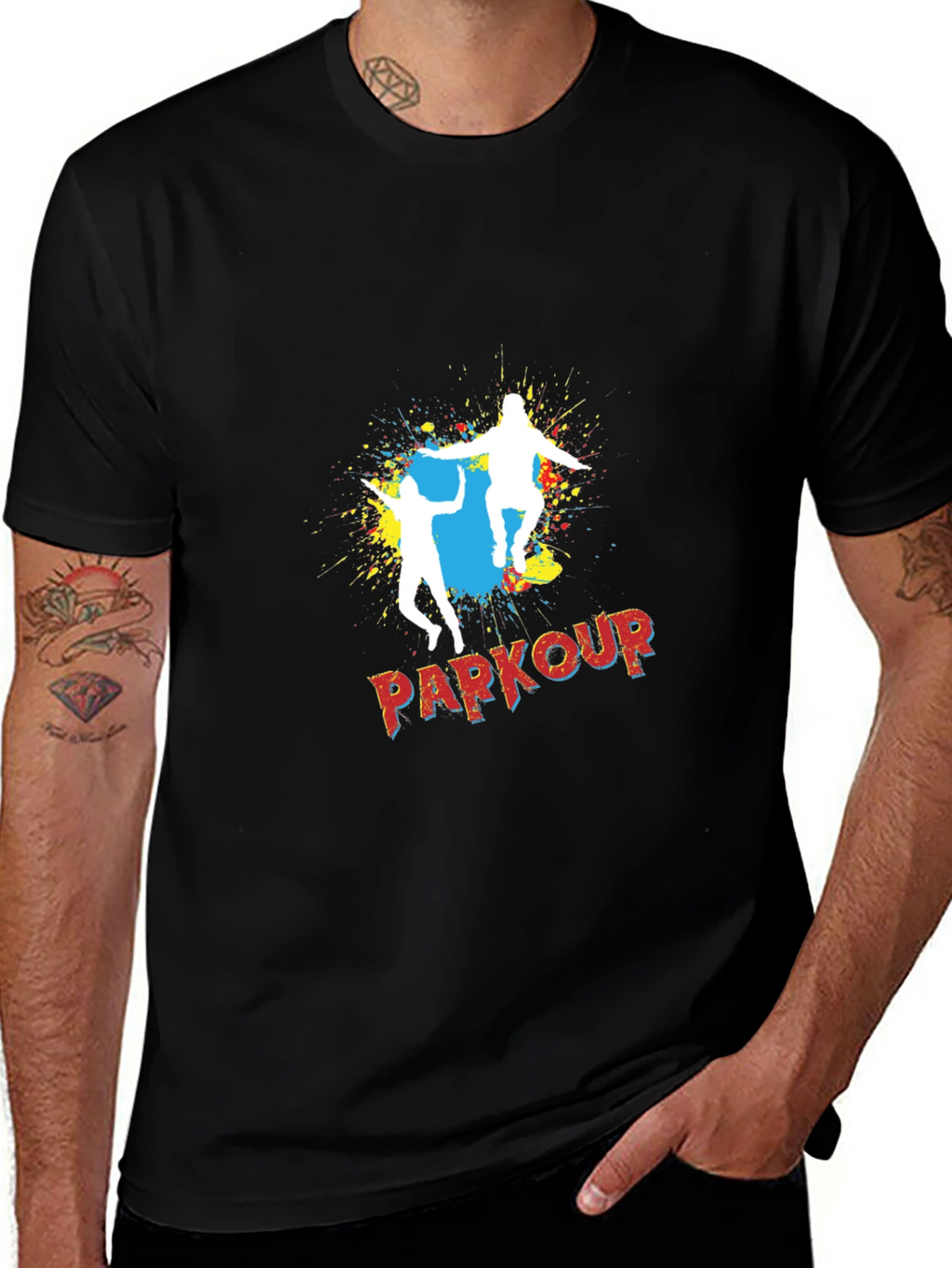Parkour Graphic T-Shirt - Urban Sport Tee