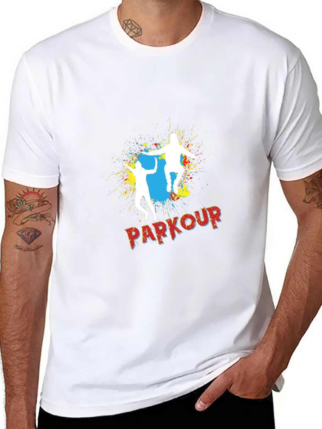 Parkour Graphic T-Shirt - Urban Sport Tee