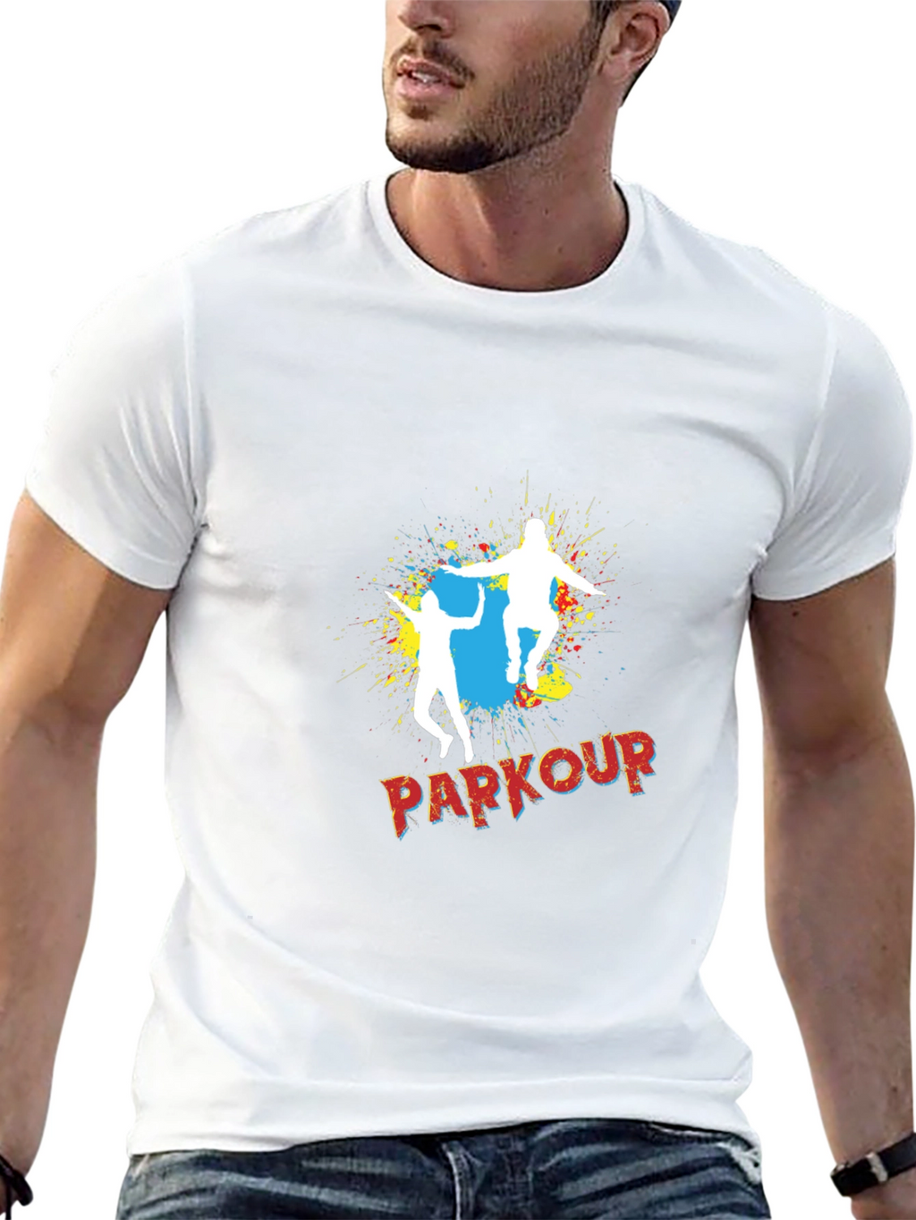 Parkour Graphic T-Shirt - Urban Sport Tee