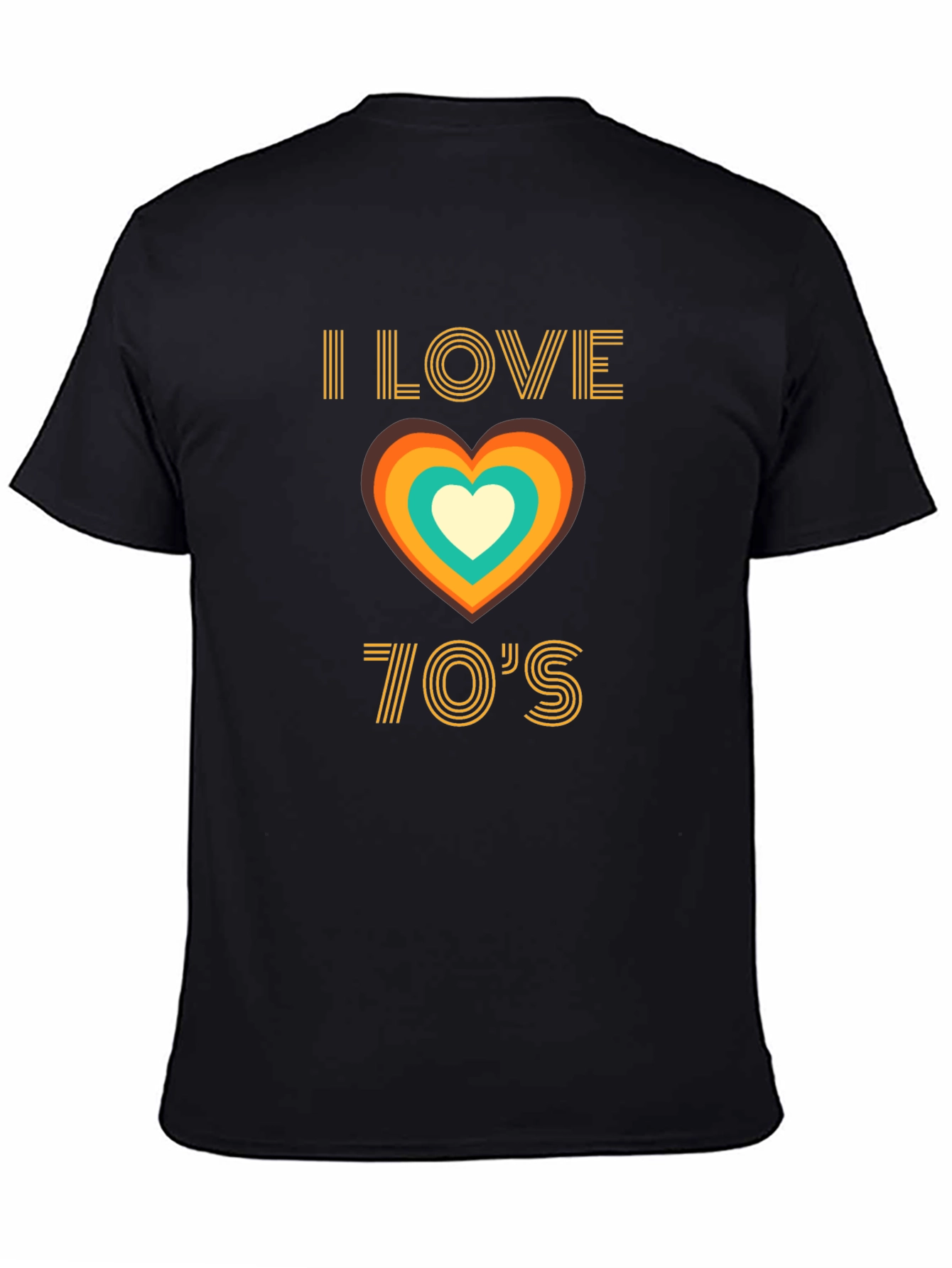 I Love the 70s Retro Heart T-Shirt