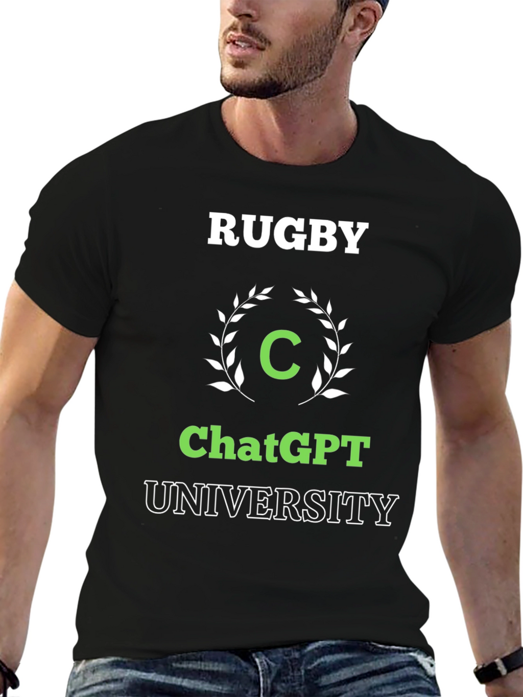 ChatGPT University Rugby T-Shirt