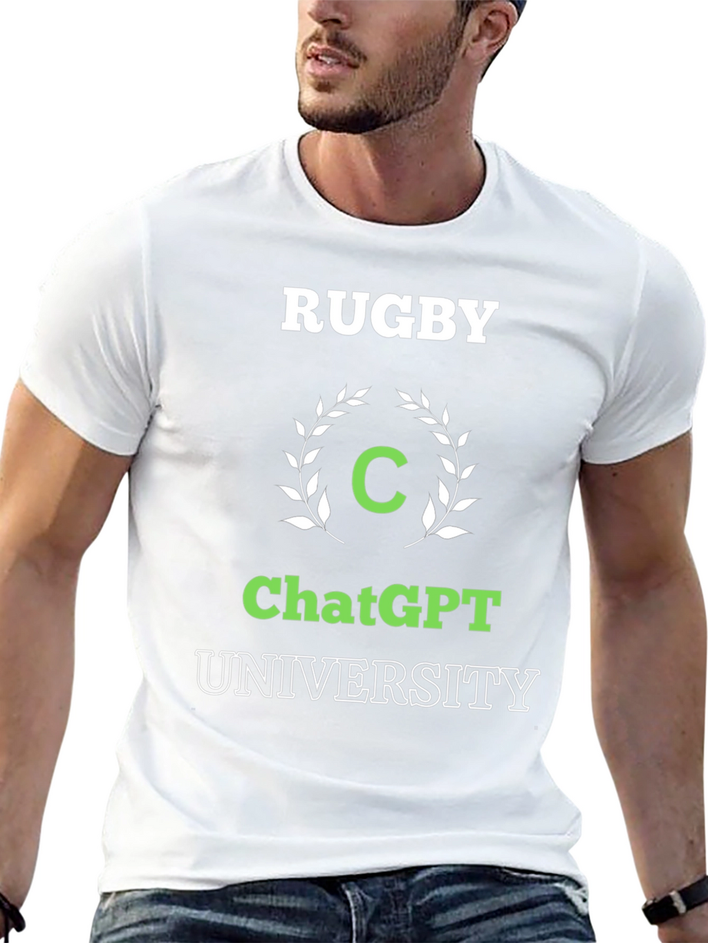 ChatGPT University Rugby T-Shirt