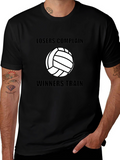 Volleyball Losers Complain Winners Train Black T-Shirt