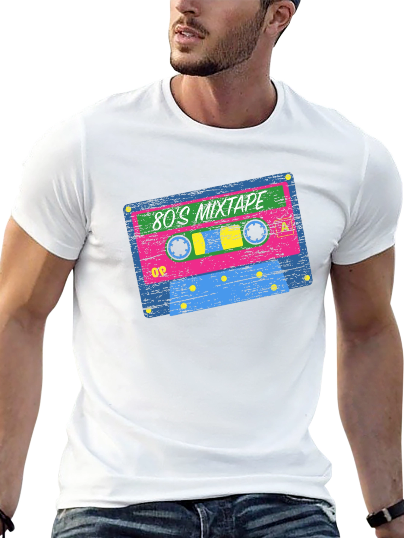80s Mixtape Retro Graphic T-Shirt