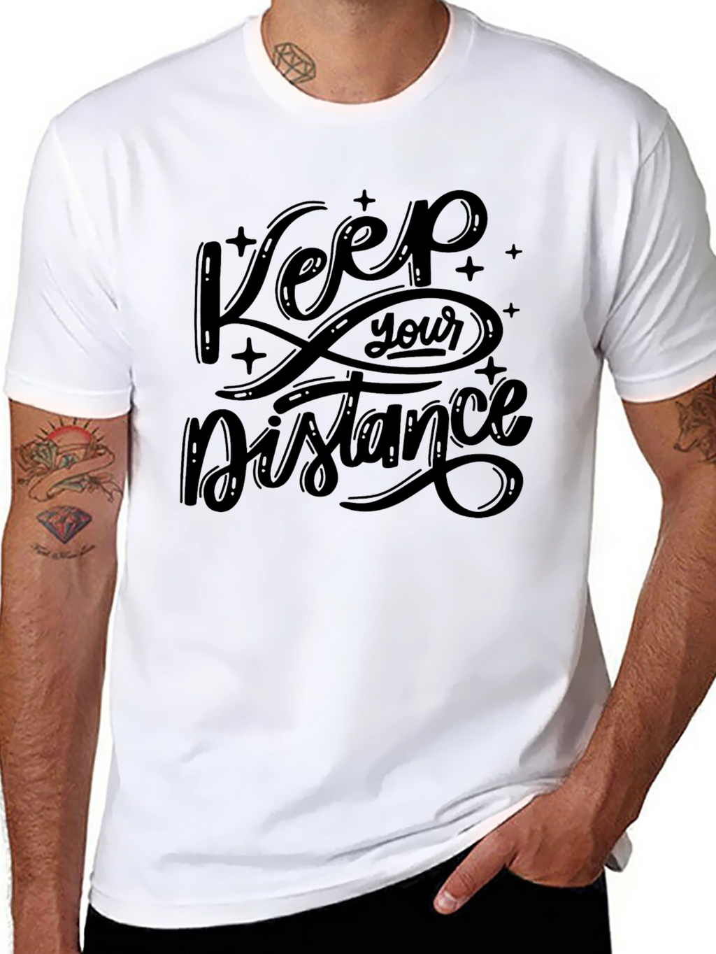 Keep Your Distance Graphic T-Shirt
