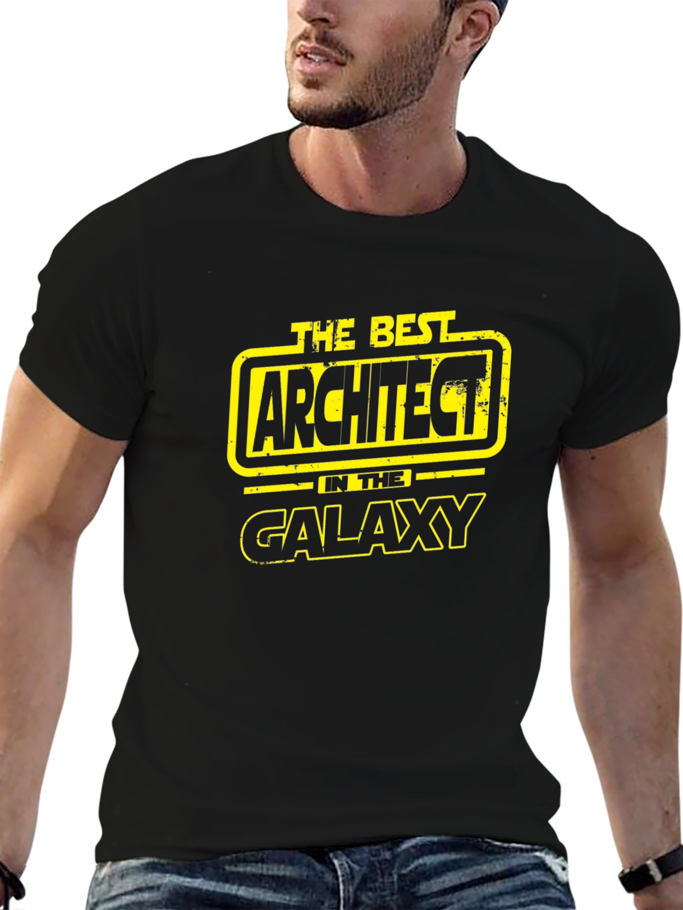 The Best Architect in the Galaxy Black T-Shirt
