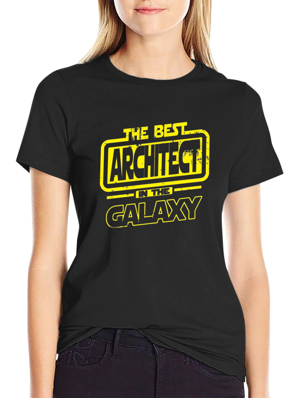 The Best Architect in the Galaxy Black T-Shirt