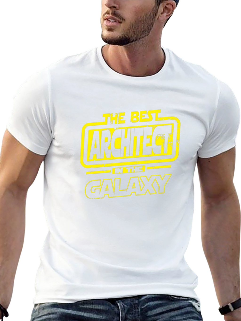 The Best Architect in the Galaxy Black T-Shirt