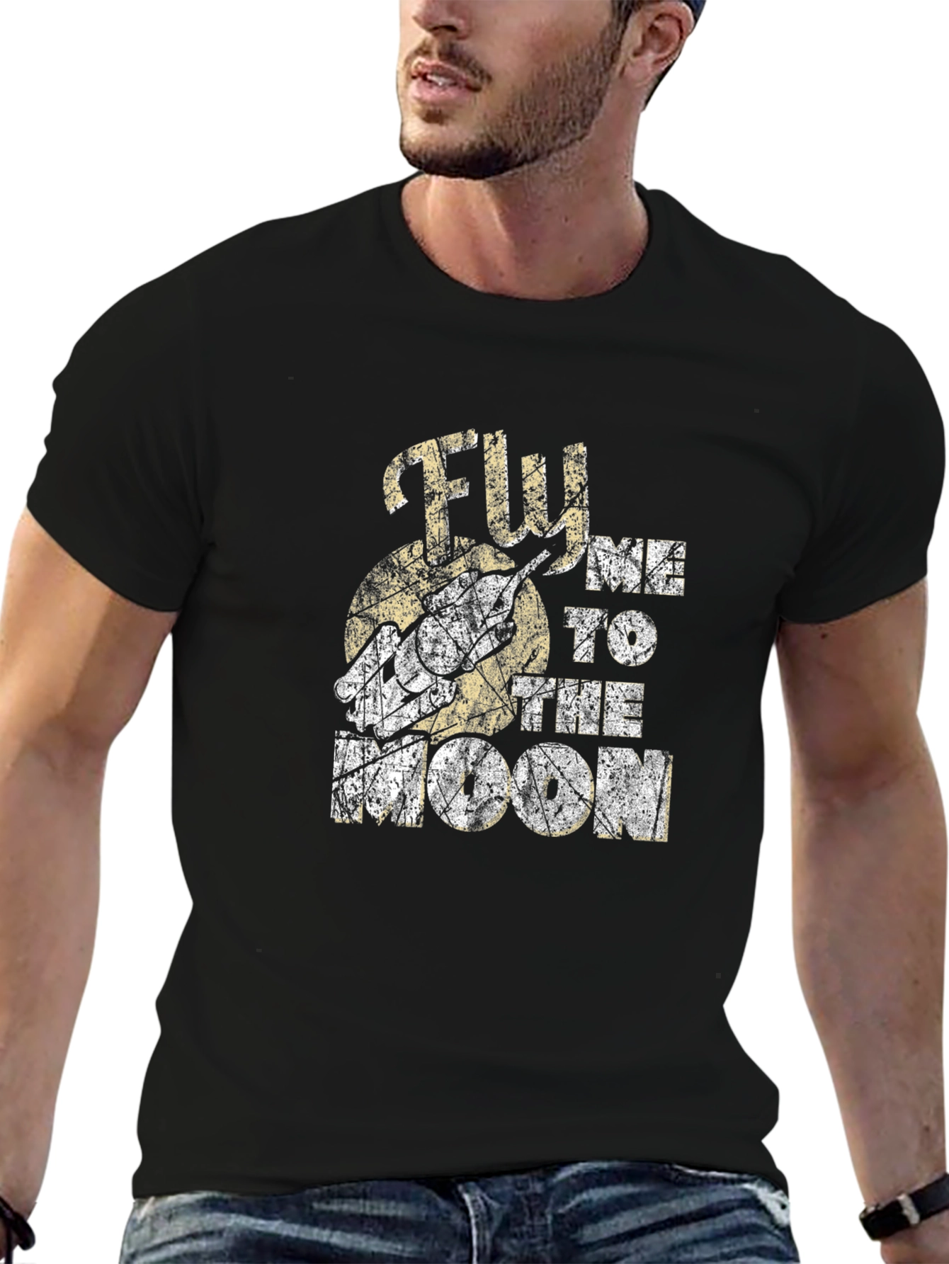 Fly Me To The Moon Graphic T-Shirt