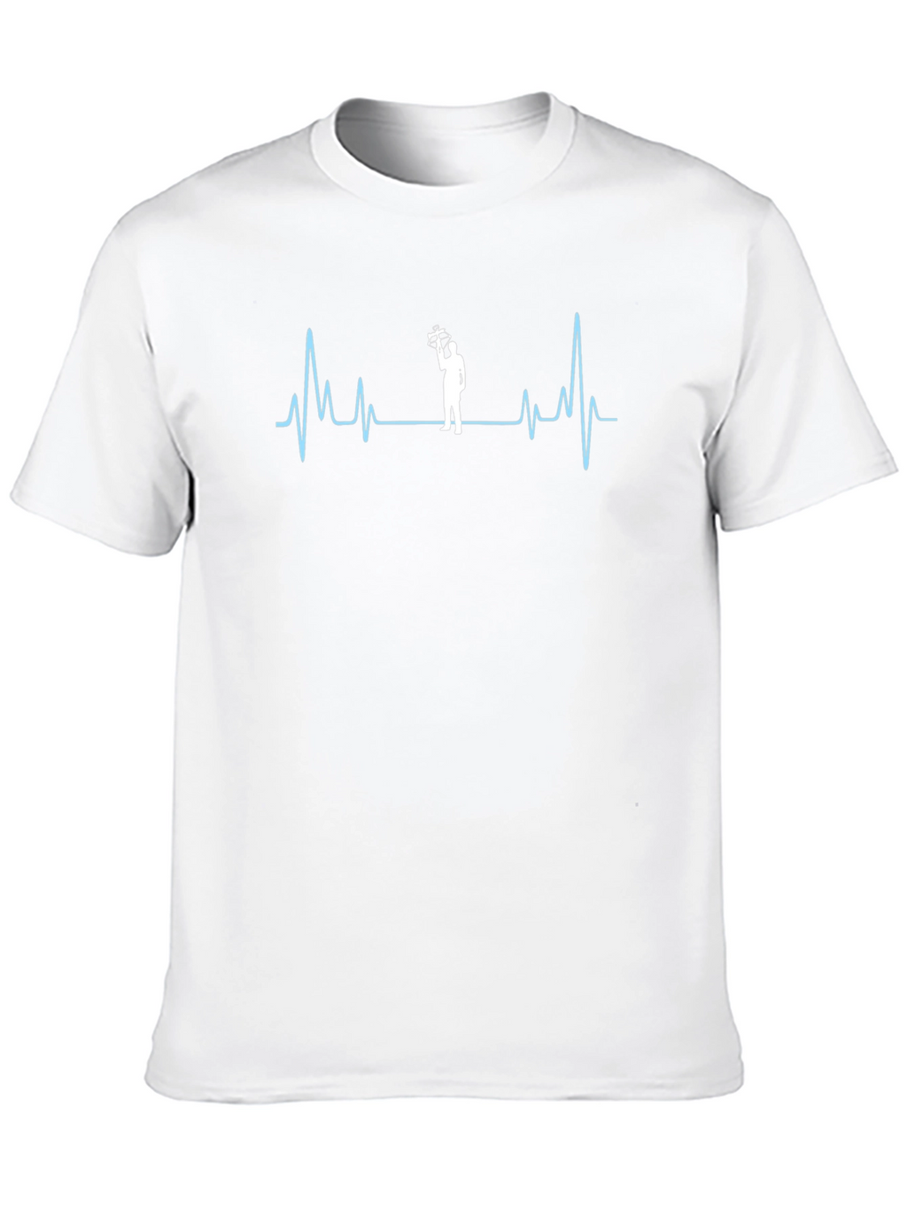 Carpenter Heartbeat Graphic T-Shirt - Black