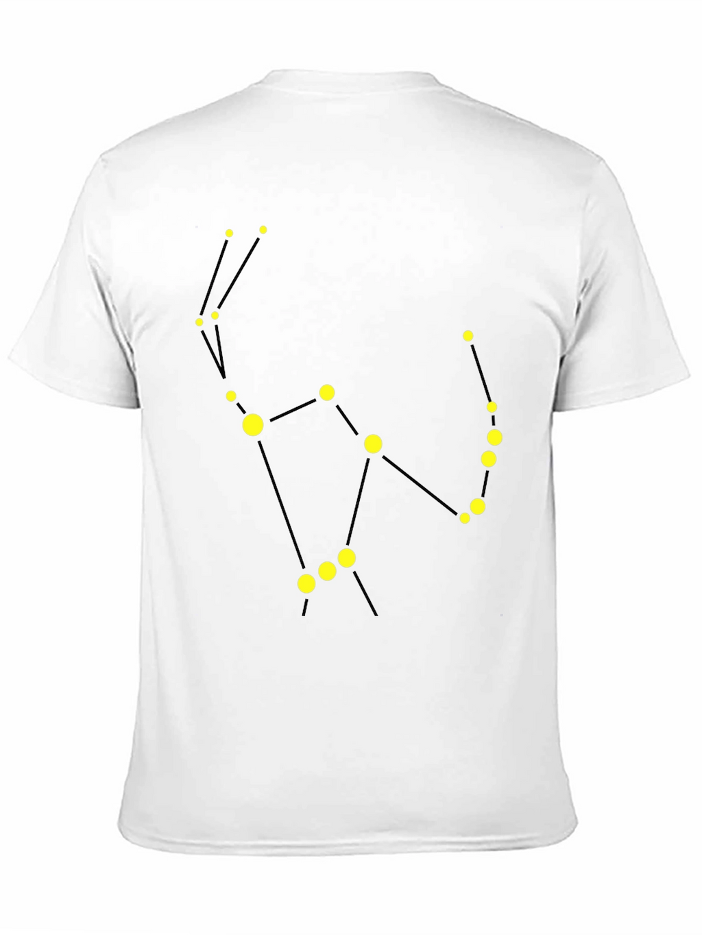 Constellation Graphic Tee - Black Cotton Comfort