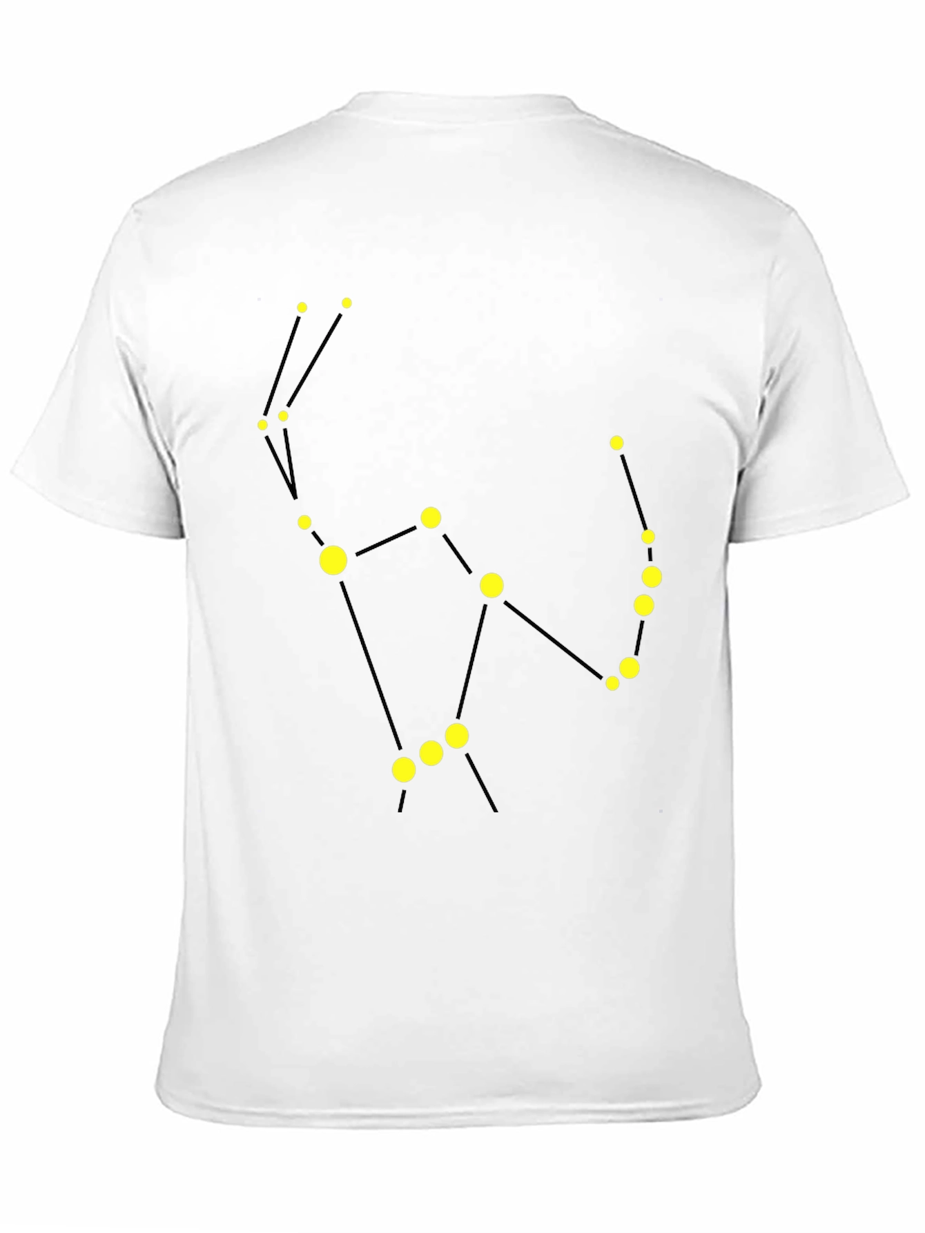 Constellation Graphic Tee - Black Cotton Comfort