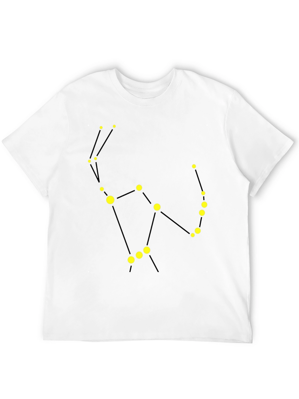 Constellation Graphic Tee - Black Cotton Comfort