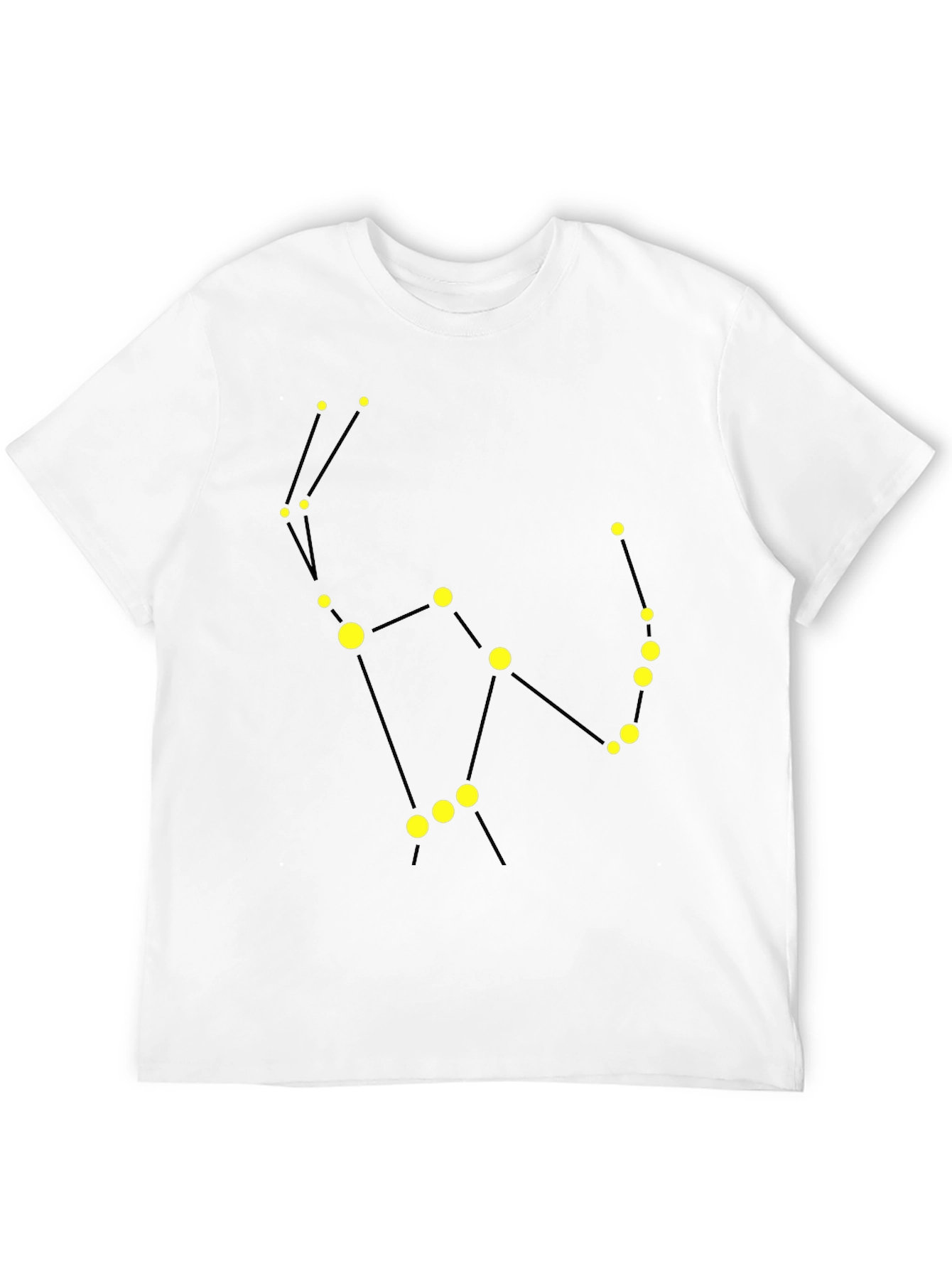 Constellation Graphic Tee - Black Cotton Comfort