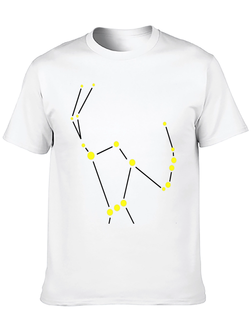 Constellation Graphic Tee - Black Cotton Comfort