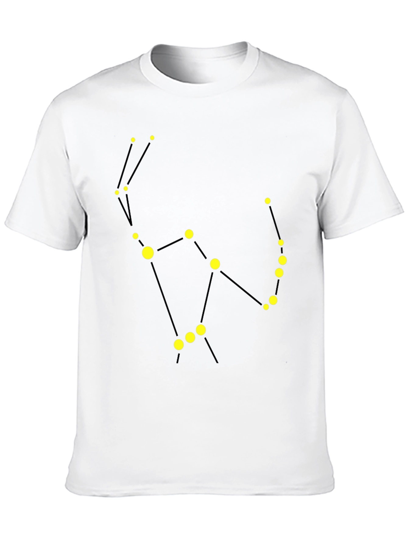 Constellation Graphic Tee - Black Cotton Comfort