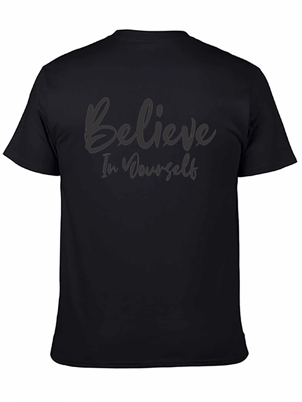 Believe in Yourself Graphic Tee - Black T-Shirt