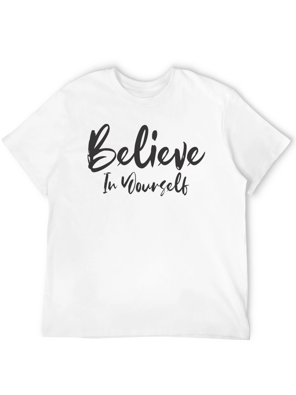 Believe in Yourself Graphic Tee - Black T-Shirt