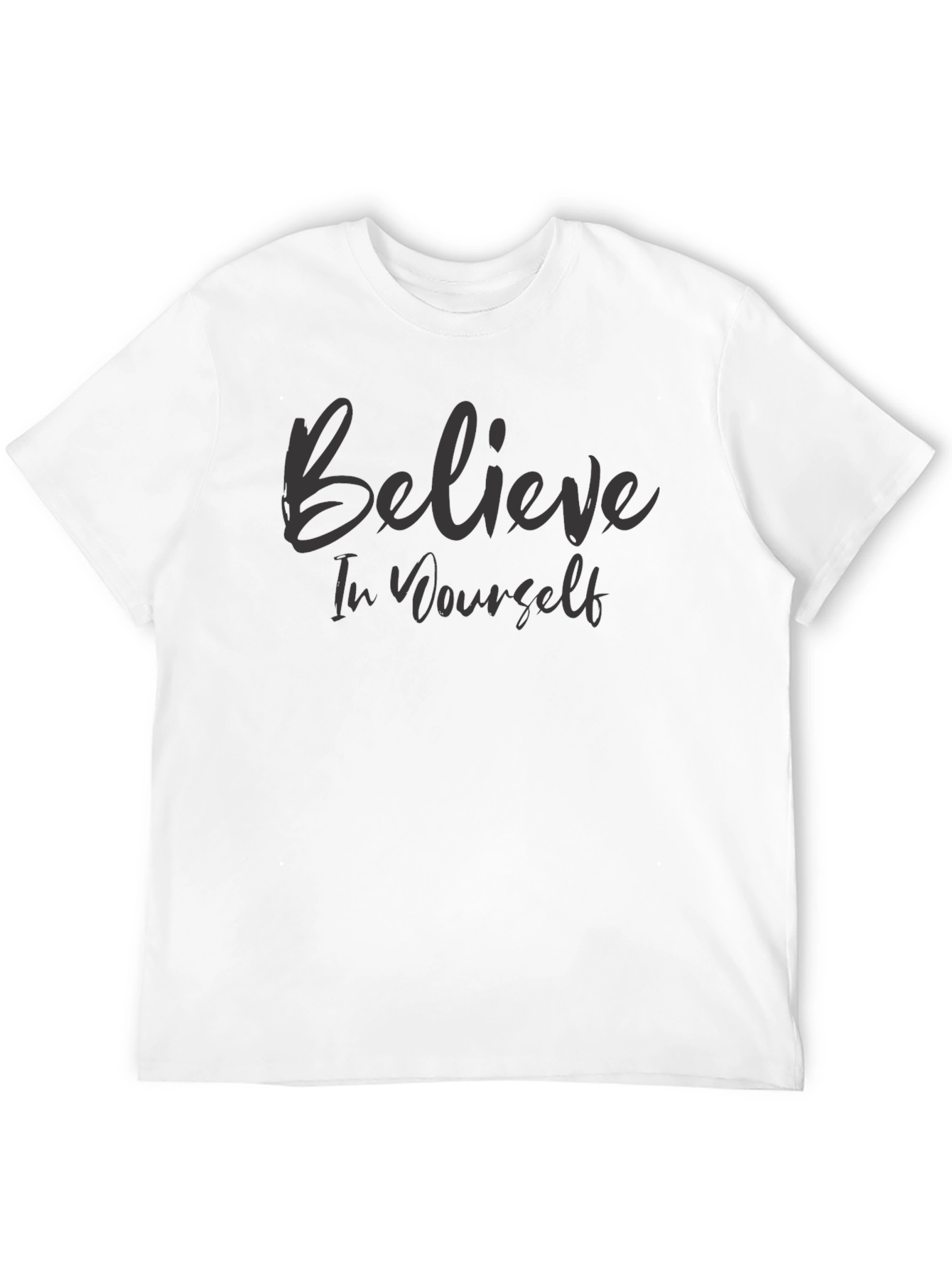 Believe in Yourself Graphic Tee - Black T-Shirt