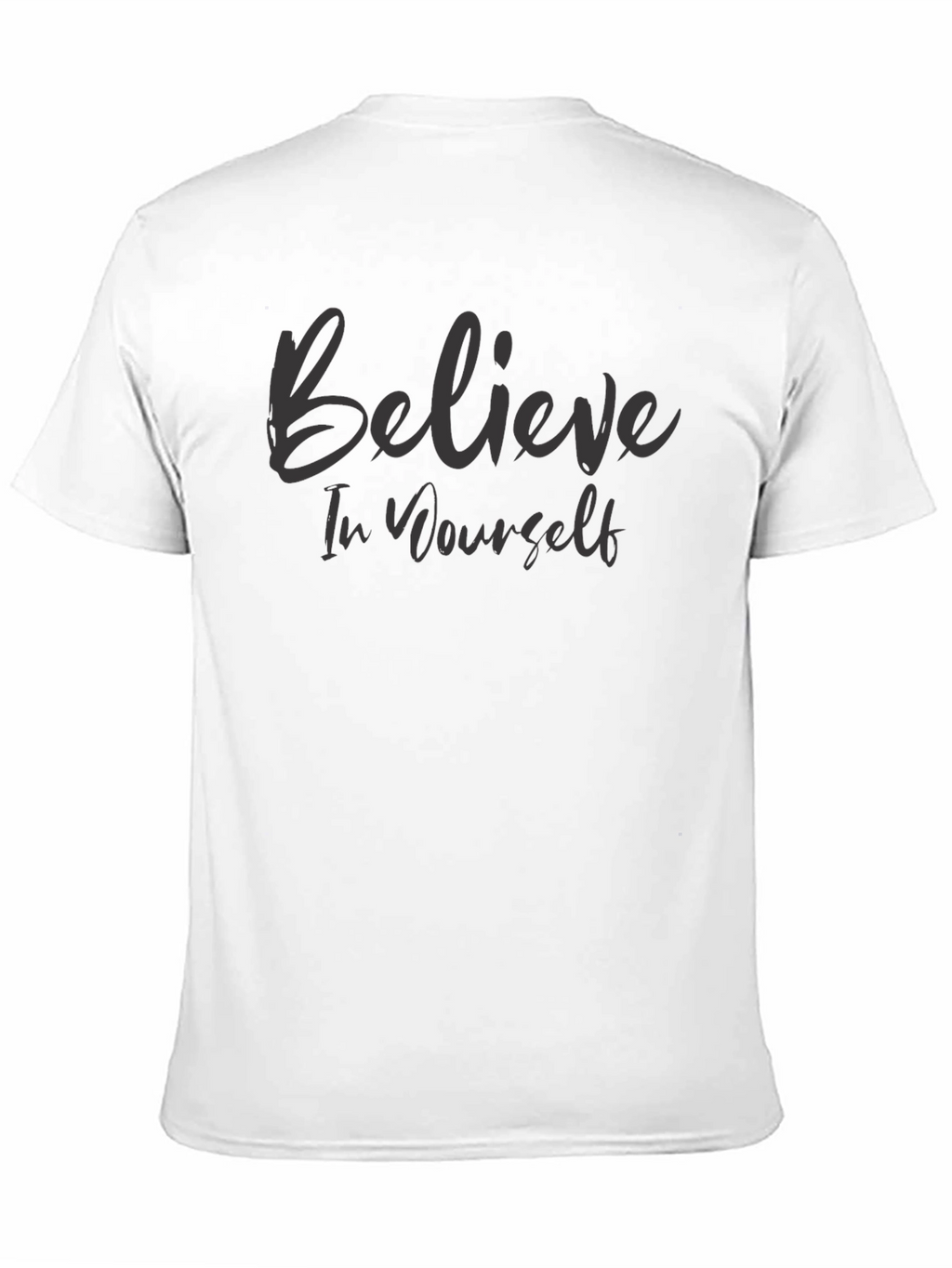 Believe in Yourself Graphic Tee - Black T-Shirt